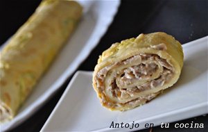 Pionono (rulo) De Calabacín Y Champiñones
