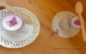 Mousse De Caramelos De Violetas
