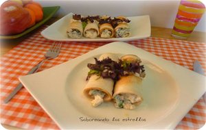 "cannoli" De Ensalada De Pollo
