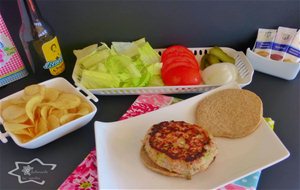 Hamburguesa De Ave Con Calabacín
