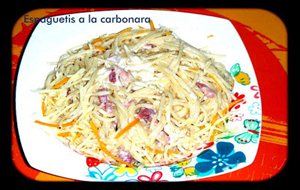 Espaguetis A La Carbonara &#8220;full Italy&#8221;