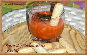 Salsa De Pimientos De Piquillo.