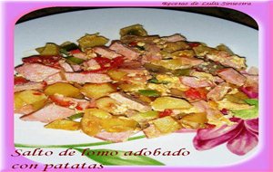 Salto De Lomo Adobado Y Patatas