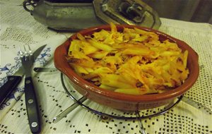 Macarrones Con Atún Y Huevo Al Horno
