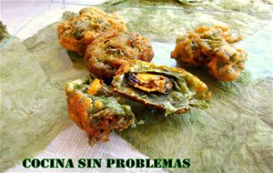 Buñuelos De Lechuga De Mar Y Mejillones
