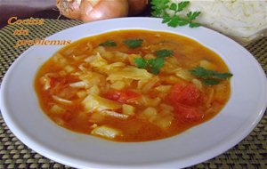 Sopa De Repollo De Armenia.
