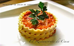 Mafaldine En Salsa De Sobrasada Y Calçot
