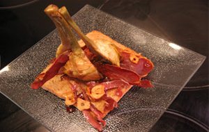 Alcachofas Con Jamón
