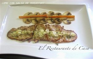 Lomo Con Salsa De Roquefort
