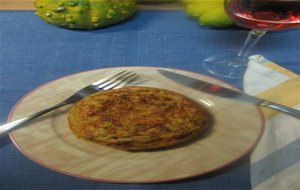 Tortilla De Cebolla Y Pimientos
