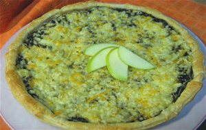 Quiche De Butifarra Negra Y Setas
