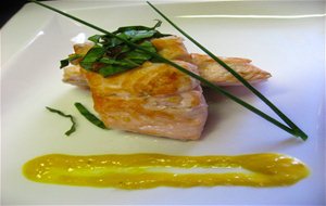 Salmón Con Salsa De Mango
