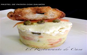 Pastel De Patata Con Salmón
