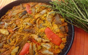 Arroz Y Verduras Con Bonito
