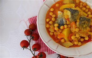 Potaje De Garbanzos Y Pescadilla
