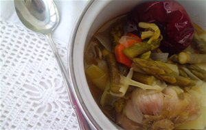 Caldo  De Espárragos
