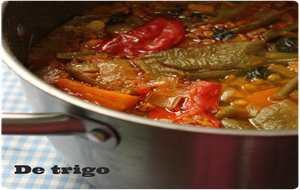 Guiso De Trigo Con Verduras {comida Murciana}
