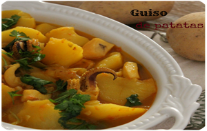 Guiso De Patatas Con Sepia 
