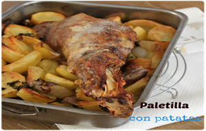 Paletilla Con Con Patatas
