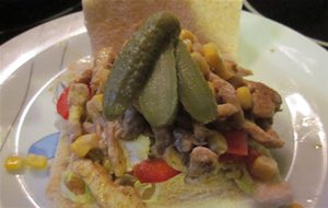 Sandwich De Pollo Moruno
