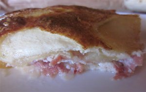 Pastel De Patatas Y Jamón
