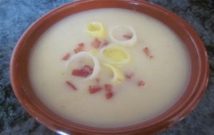 Crema De Verduras Y Beicon
