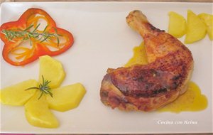 Pollo Al Horno En Salsa De La Abuela
