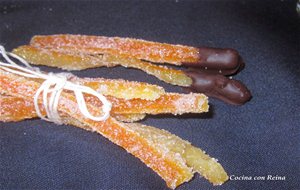 Cáscara De Naranja Confitada

