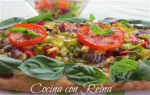 Coca De Trampó A La Albahaca
