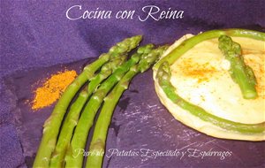 Espárragos Con Puré Especiado
