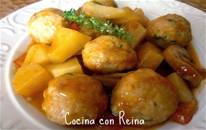 Albóndigas A La Jardinera Estoy-a-dieta
