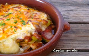 Cazuelitas De Verduras Y Pollo Con Bechamel
