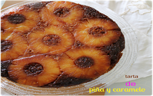 Tarta De Bizcocho De Piña Y Caramelo
