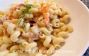 Pasta Con  Salmón Ahumado
