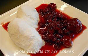 Requesón Con Frutas Rojas Al Oporto
