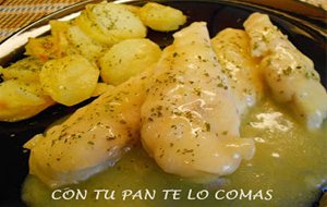 Pechugas De Pollo Con Salsa Fácil De Limón
