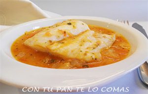 Merluza Con Tomate Y Orégano
