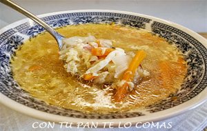 Sopa China De Pollo
