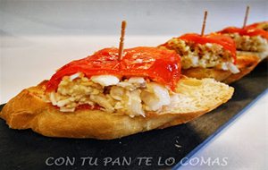 Pinchos De Pimientos Rellenos
