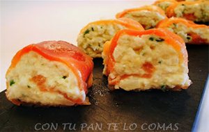 Rollitos De Salmón Con Merluza
