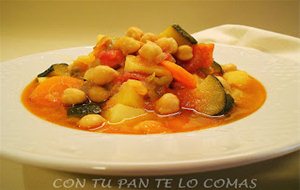 Garbanzos Con Verduras
