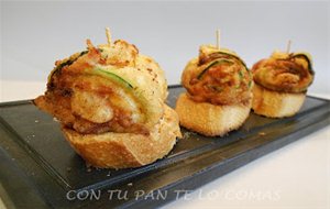 Rollitos De Calabacín, Jamón Y Queso
