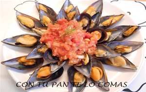 Mejillones Al Vapor Con Tomate Al Jerez
