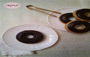 Mini Donuts De Canela Con Chocolate Al Horno
