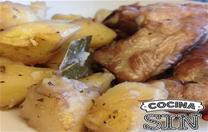 Costillas De Cerdo Con Patatas