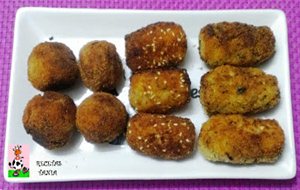 Croquetas Variadas: Pollo, Jamón Serrano Y Pescado
