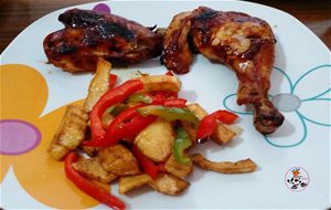 Pollo En Salsa Barbacoa
