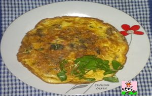 Tortilla Francesa De Berros 
