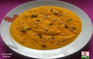 Crema De Calabaza Y Zanahorias Asadas
