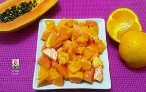 Papaya Con Naranja
